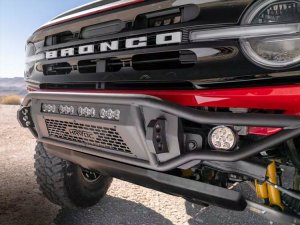 Ford Bronco Front Bumper - Metal Masher - Textured Black - Havoc Ford Bronco Front Bumper - Metal Masher - Textured Black - Havoc